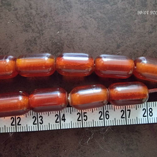 Faturan Komboloi with Certification like new, 33 beads, 51 mm, 54 grams