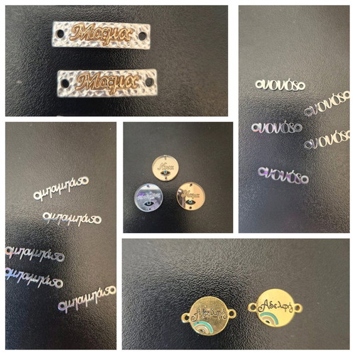 Metal elements for martirika new, 100 crosses included