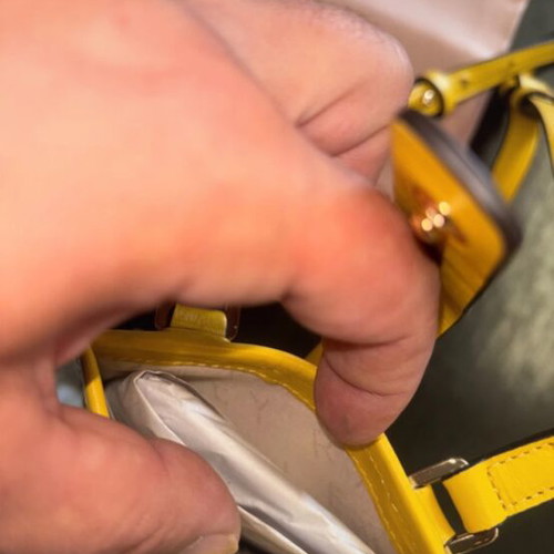 Radley crossbody phone wallet bag, yellow