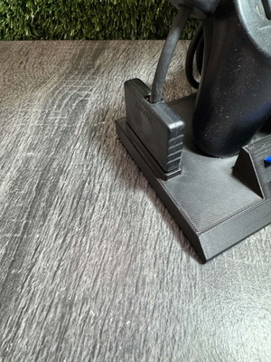 Βάση χειριστηρίου PS2 με cable organizer, 3D εκτυπωμένη