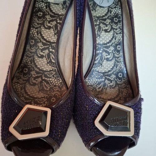 Miss Sixty purple high heel shoes used, size 41