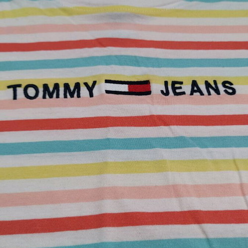 Tommy Hilfiger T-shirt like new, size M 38, pink multicolor
