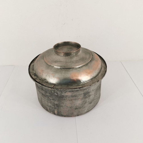 Copper pot used, vintage 1950