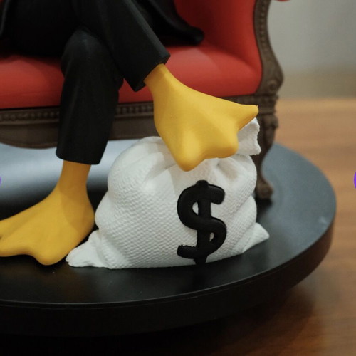 Scrooge McDuck collectible figure new, 3D printed Disney