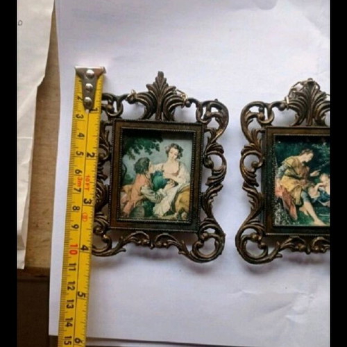 Antique small Italian picture frames 1976