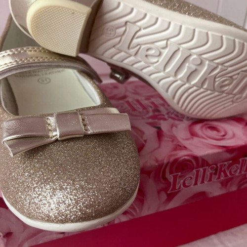 Lelli Kelly gold ballerina shoes size 31 for girls