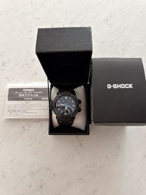 Casio G-Shock Gulfmaster GWN Q1000 watch like new, black