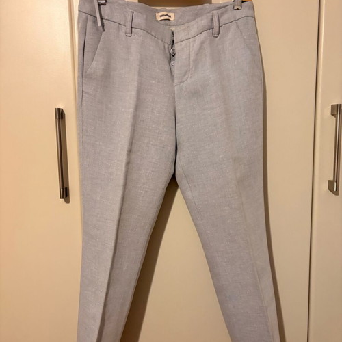 Zadig & Voltaire gray straight-leg pants like new