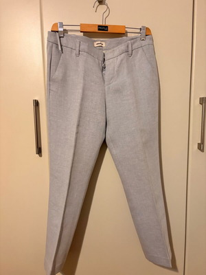 Zadig & Voltaire gray straight-leg pants like new