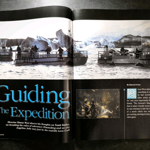Lara Croft Tomb Raider The Movie Collectors' Edition magazine like new, English