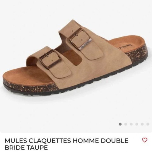 Isotoner sandals size 43, grey