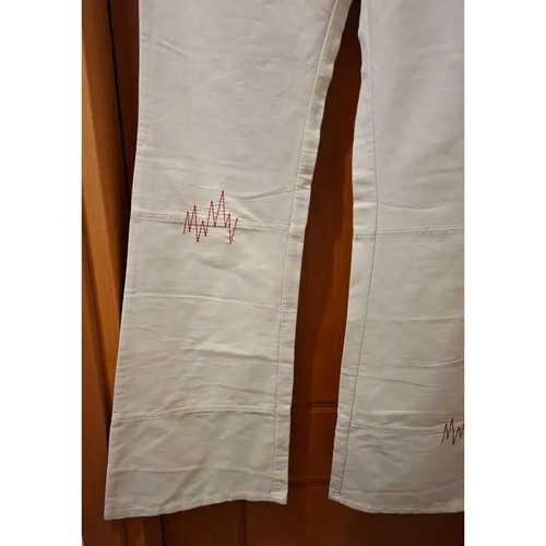 Vintage Maui Girl Bootcut Trouser Ecru Size M New