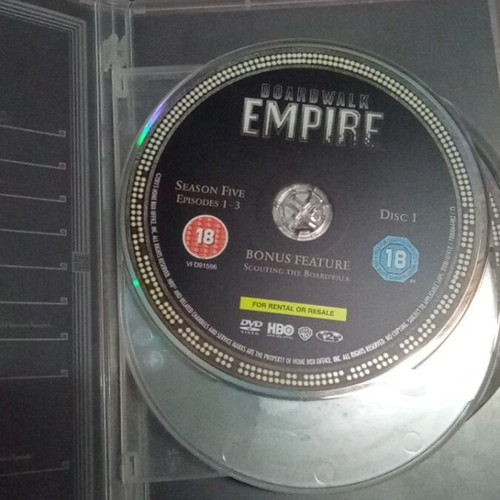 Boardwalk Empire Fifth Season DVD like new with subtitles