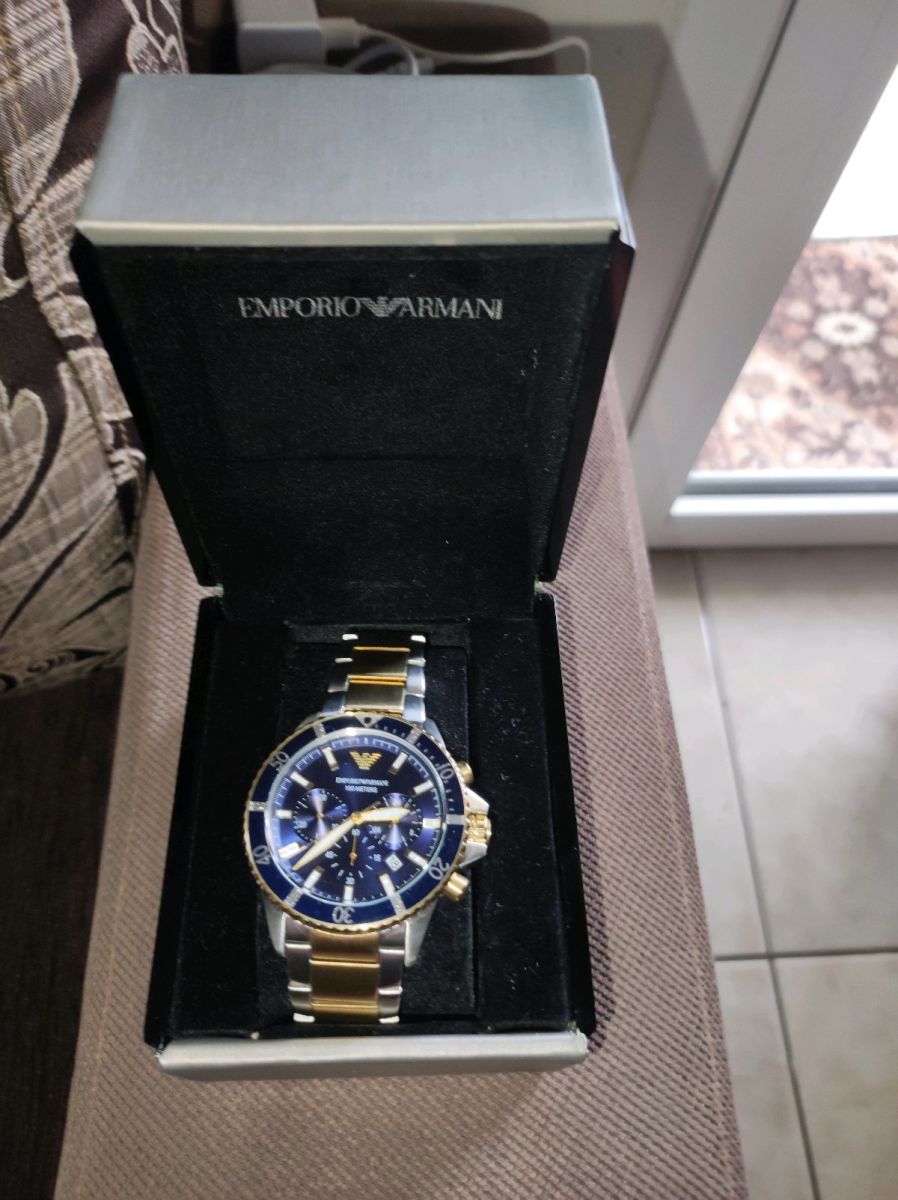 Armani best sale divers watch