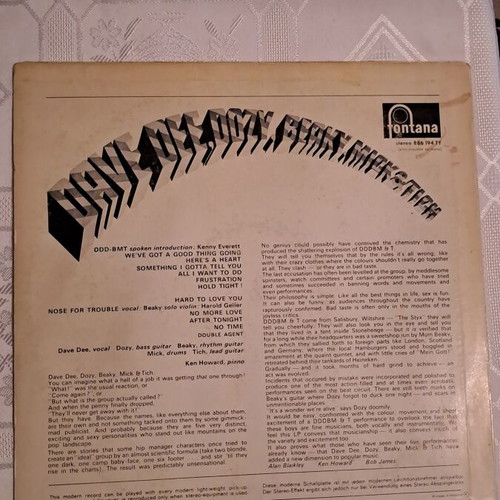 Dave Dee, Dozy, Beaky, Mick & Tich vinyl record like new