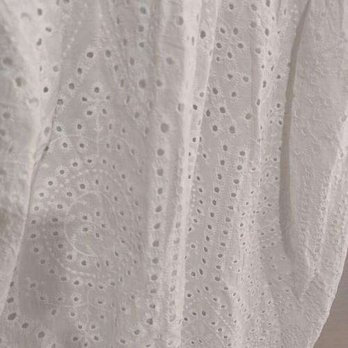 White broderie midi dress XL like new