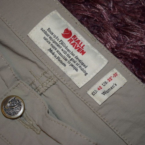 Fjällräven Daloa MT Trousers Women's Size 42 like new, gray