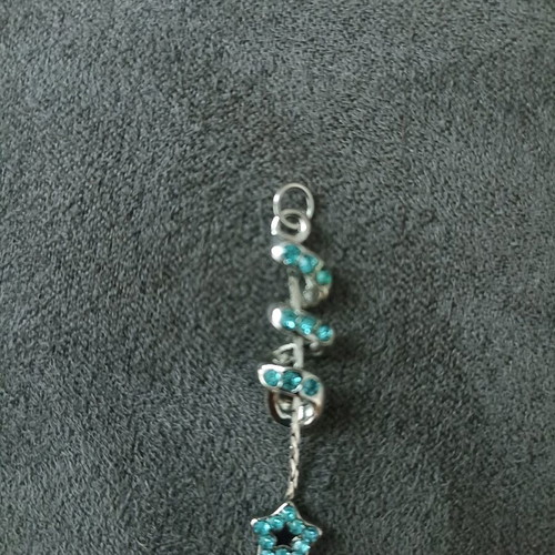 Steel necklace pendant like new