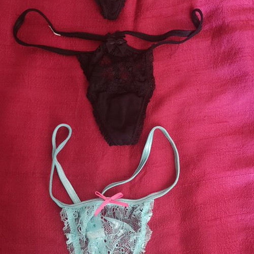 Luxury lingerie set new, lace and cotton, medium sizes