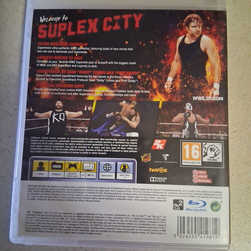 WWE 2K17 PS3 game