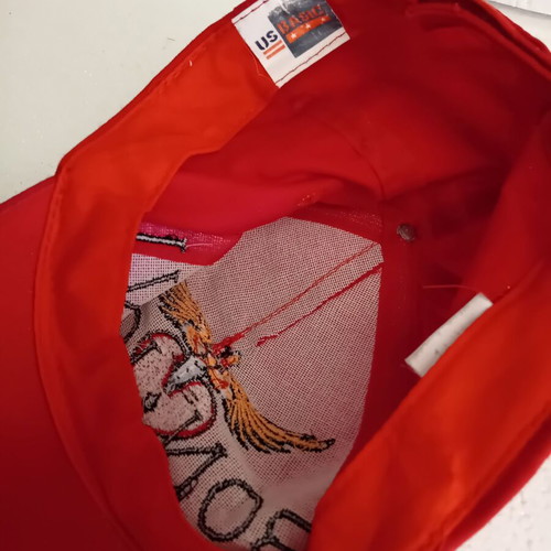 Bon Jovi Red Embroidered Baseball Cap like new