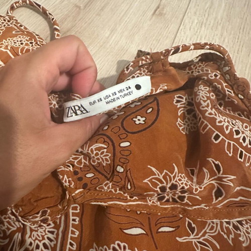 Zara brown top like new, size XS