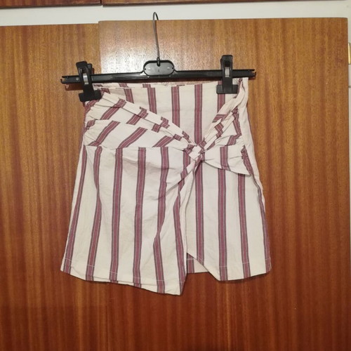 Bershka skirt XS like new, mini wrap cotton blend
