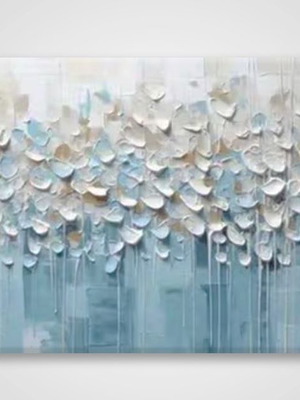 Canvas print painting 133x63cm new with wooden frame