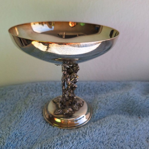 Lambidis silver-plated cups used, set of 6 vintage