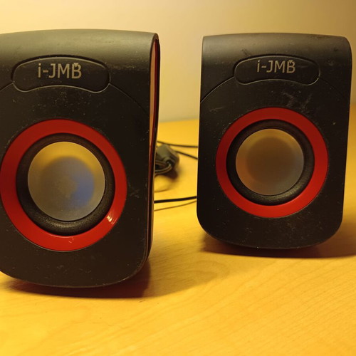 i-JMB speakers like new with volume control, USB and AUX