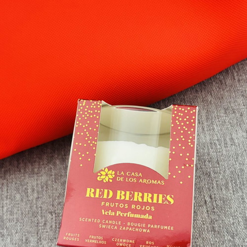 Scented Candle Red Berries New in Glass Jar