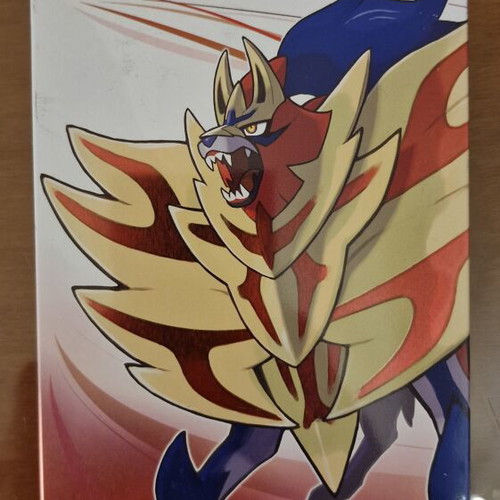 Steelbook Pokémon Shield Zamazenta Edition case like new