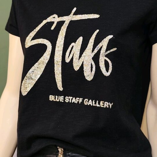 Staff black blouse size M like new