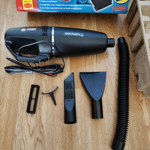 Tornado Car Vacuum Cleaner 12V 130W new, Italian made