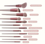Makeup brush set new, 13 pieces