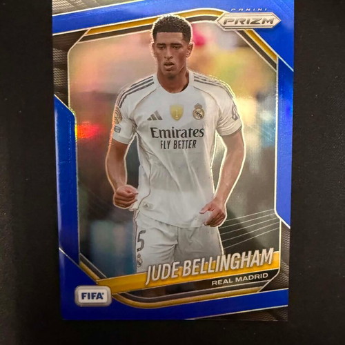 2025-26 Panini Prizm FIFA Jude Bellingham #186 Blue Prizm new, authentic