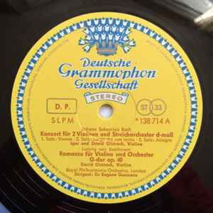 David Und Igor Oistrach Bach Beethoven Vivaldi CD used