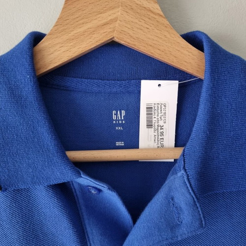 Gap Polo Shirt new, unisex, sizes 164-176 cm, black and blue