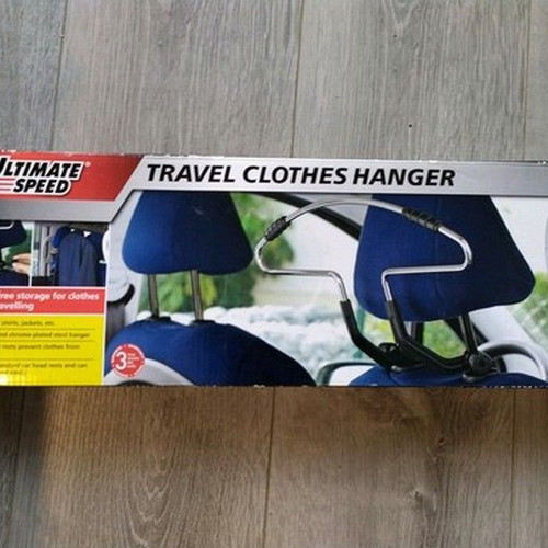 Travel Clothes Hanger Ultimate Speed new, fits car headrests