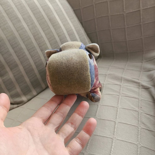 Plush hippopotamus like new decorative item