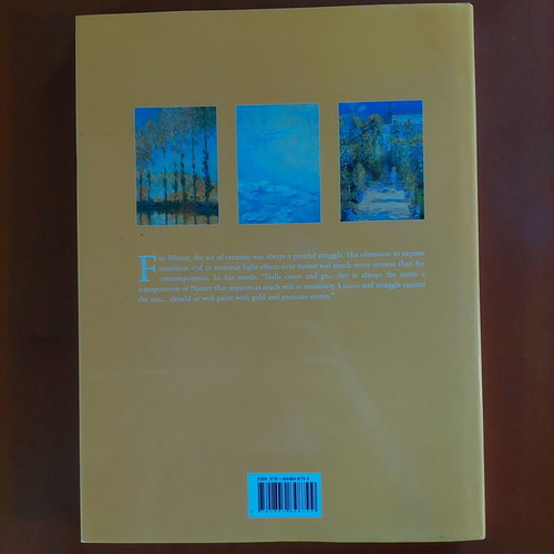 Claude Monet Hardcover Book New with Rich Photographic Material