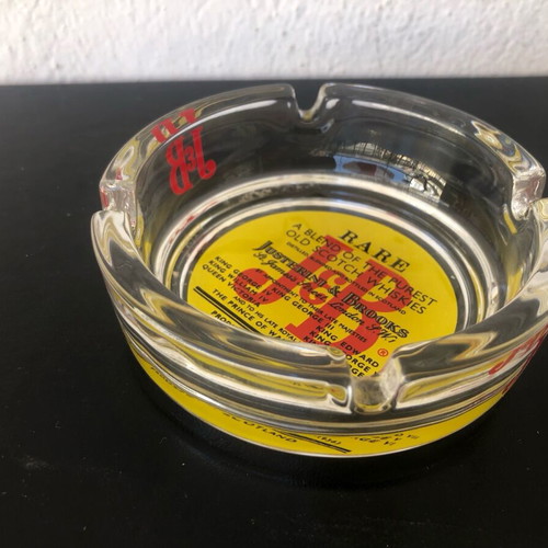 J&B Scotch Whisky glass ashtray new