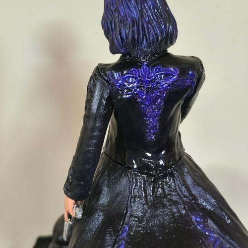 3D Printed Selene Underworld Figure used, hand painted statue