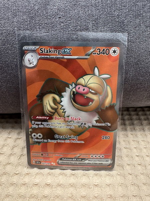 Slaking EX SSP 227 Surging Sparks Pokemon TCG card new