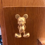 Wardrobe doors and knobs made of solid oak wood