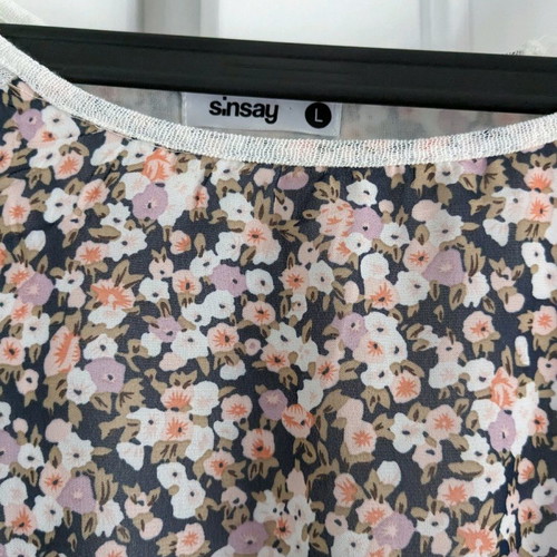 Sinsay floral dress L used