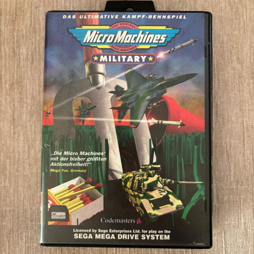 Micro Machines Military Sega Genesis Mega Drive used