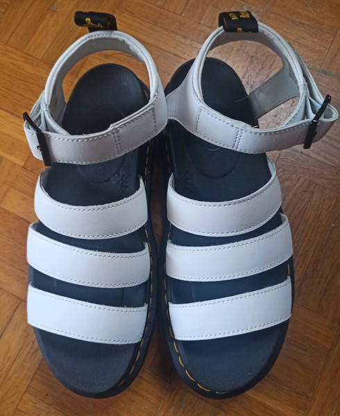 Dr. Martens Blaire δερμάτινα λευκά ν.40