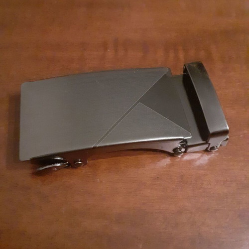 Modern metal buckle new, gray silver adjustable