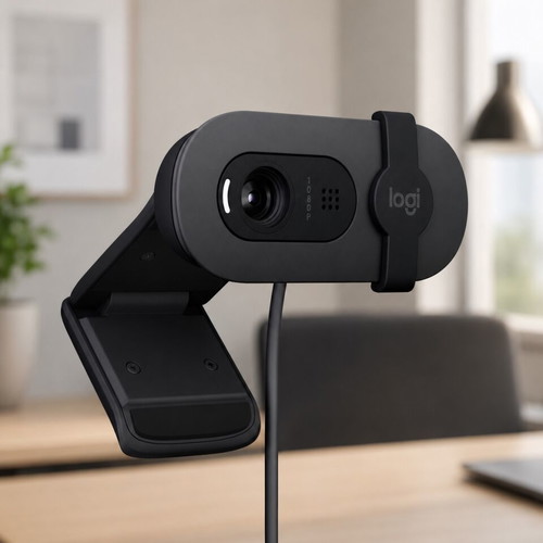 Logitech Brio 100 Web Camera Full HD 1080p graphite new sealed